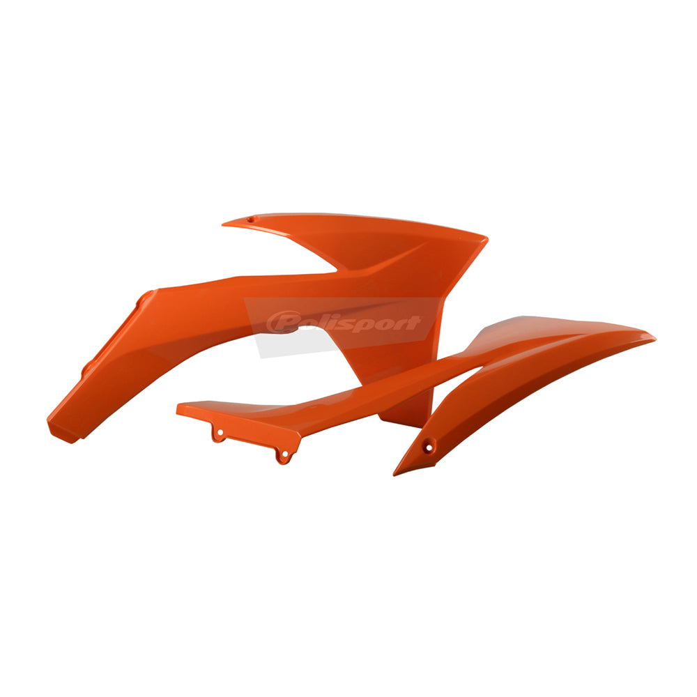 Polisport Rad Radiator Scoops Tank Panels For KTM EXC 250 OEM Color Orange 2012-2013